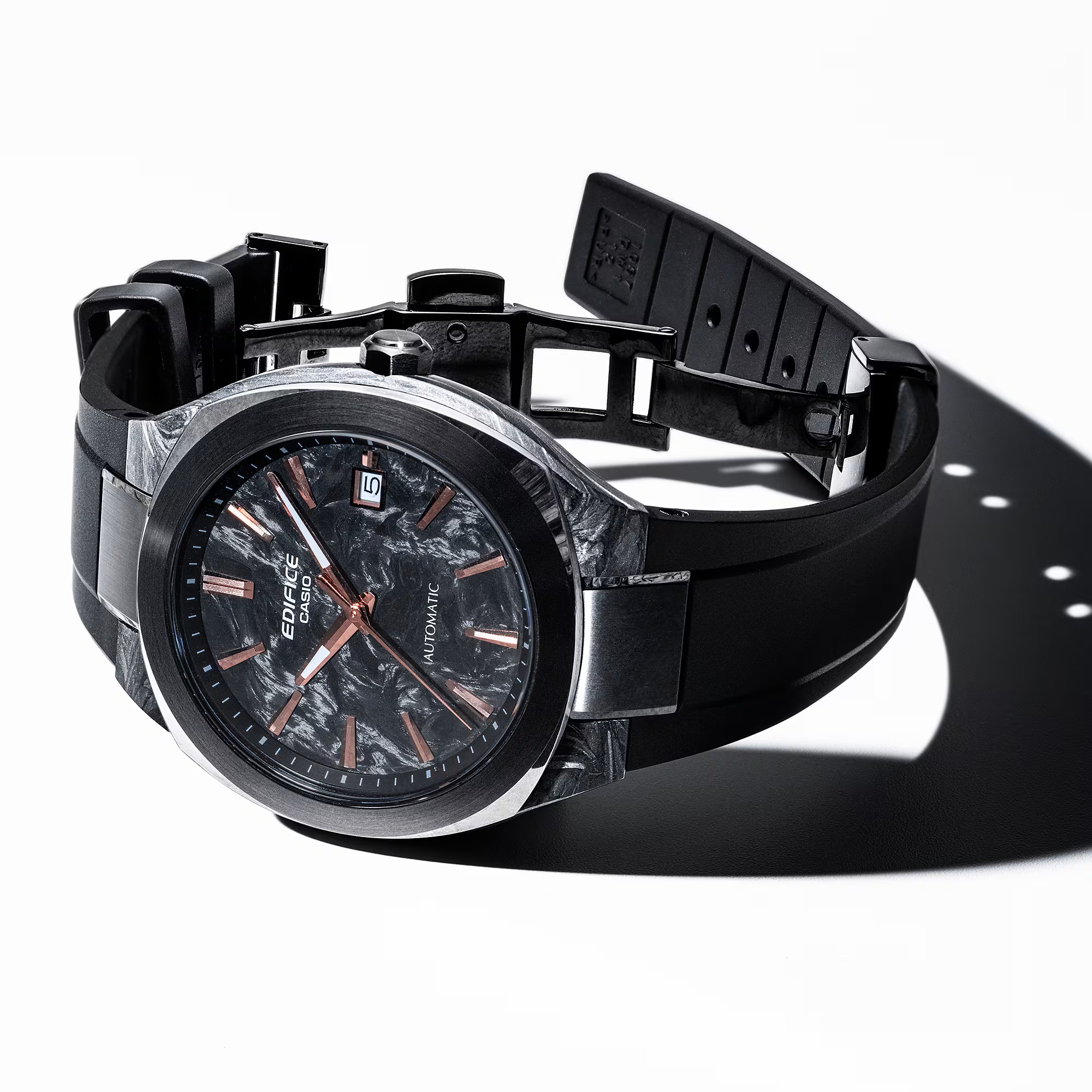 Casio  Herren Armbanduhr Edifice EFK-200XPB-1AER Automatik Carbon