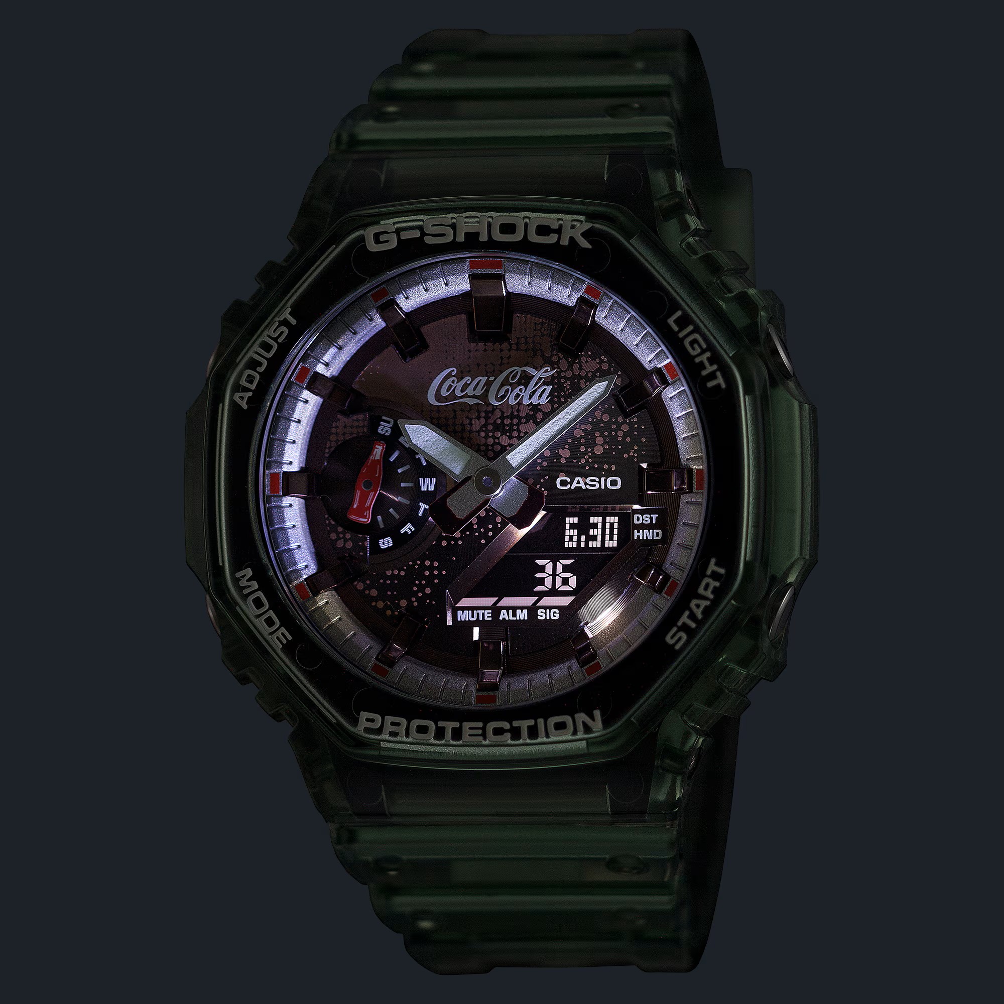 Casio Armbanduhr GA-2100CC-3AER G-SHOCK x Coca-Cola® Limited Edition