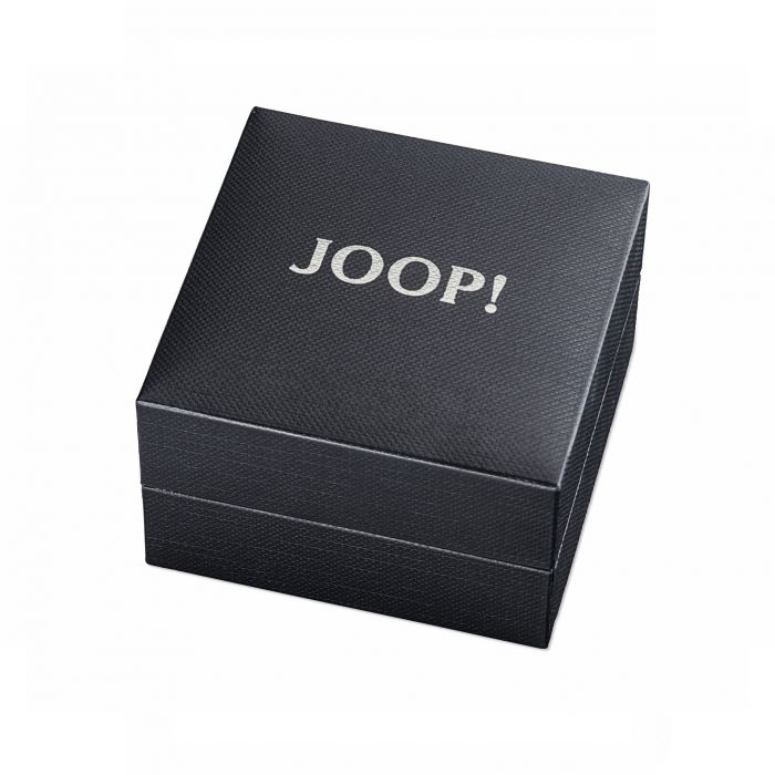 JOOP! Damen Ohrstecker 2035141 Edelstahl gelbgold  IP Glastein grün