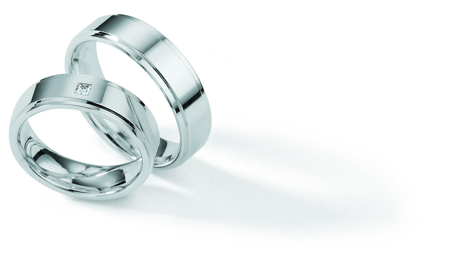 Eheringe Trauringe White Style Silver Brilliance 55-01180 / 55-01180