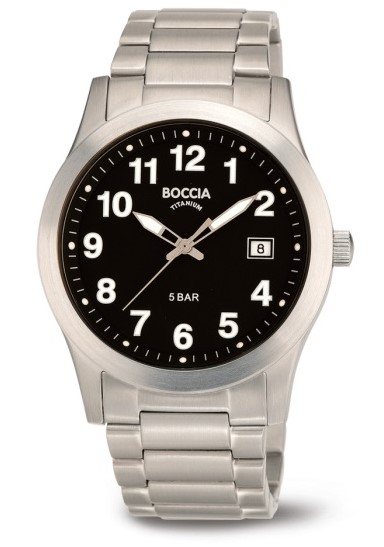 Boccia Herren Armbanduhr 3619-03 Classic Titan