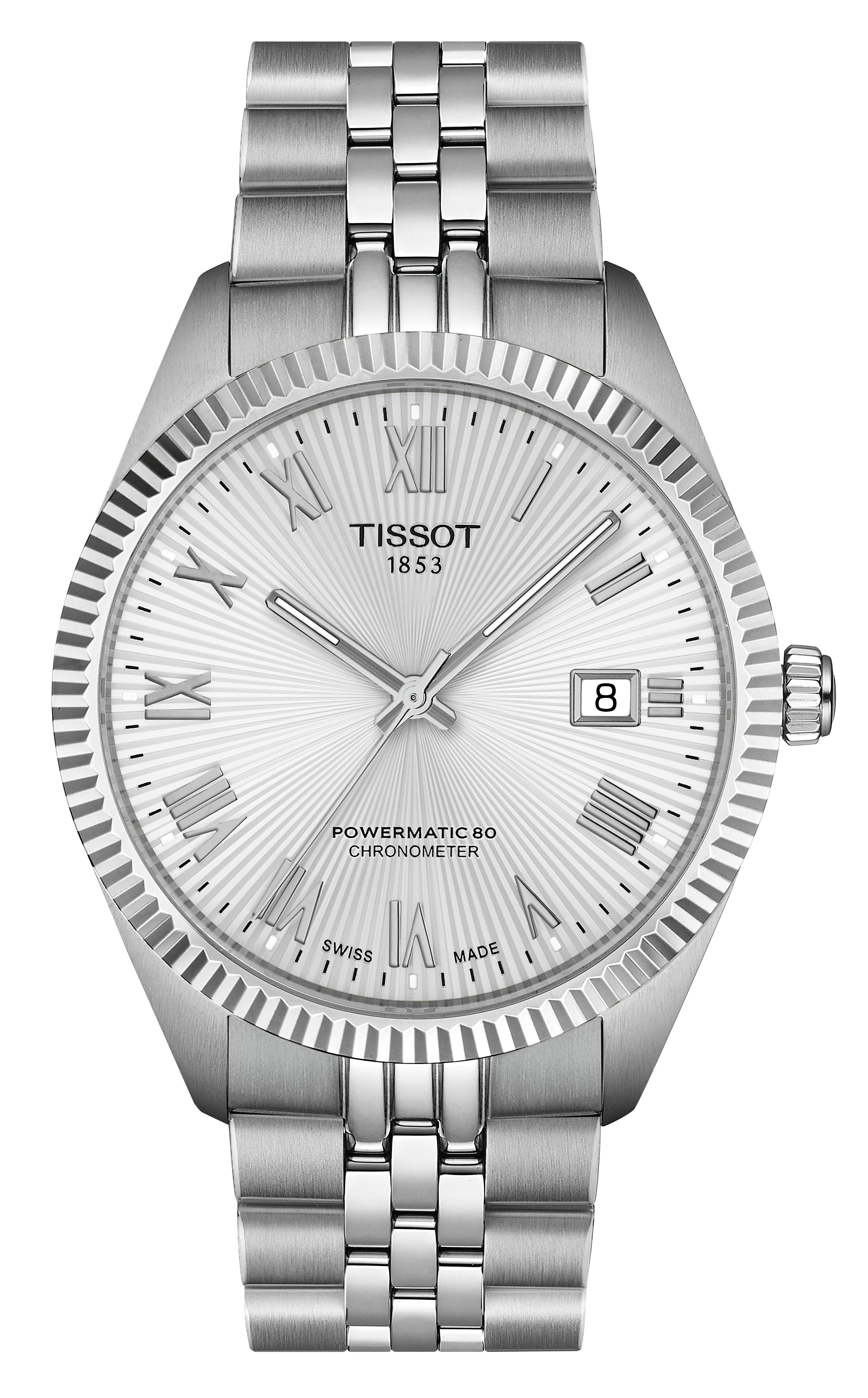 Tissot Herren Armbanduhr T156.408.11.033.00 Ballade COSC 39 mm Automatik Chronometer Edelstahl