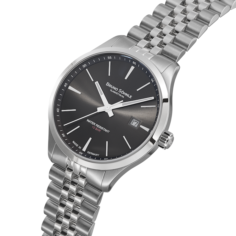 Bruno Söhnle Herren Armbanduhr Turin II Big 17-13225-842 Edelstahl