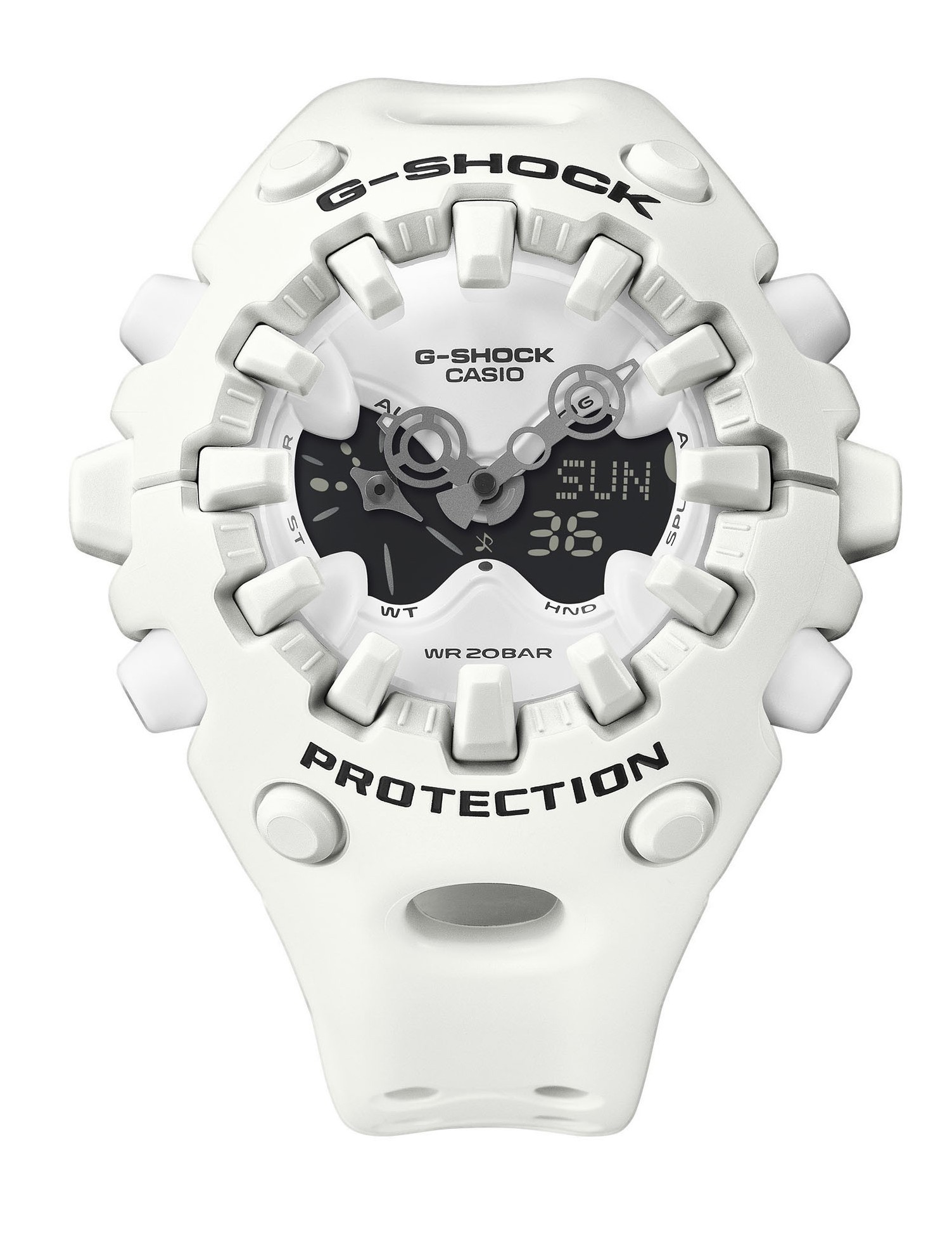 Casio Herren Armbanduhr G-Shock GA-V01-7AER analog-digital weiß
