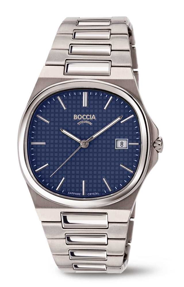 Boccia Herren Armbanduhr Slim 3657-02 Titan