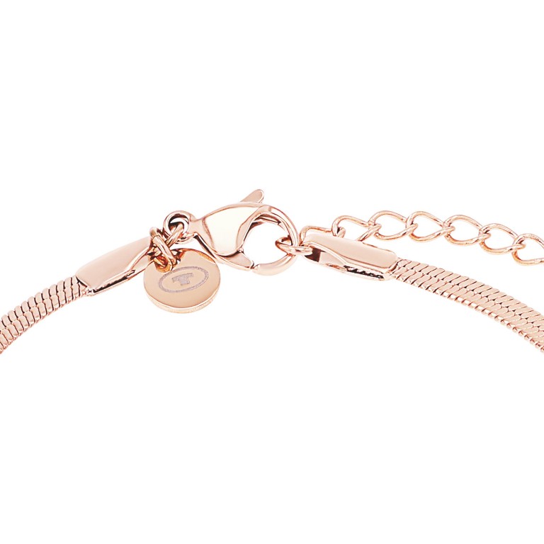 Tom Tailor Damen Armband 2100626 Edelstahl roségoldplattiert