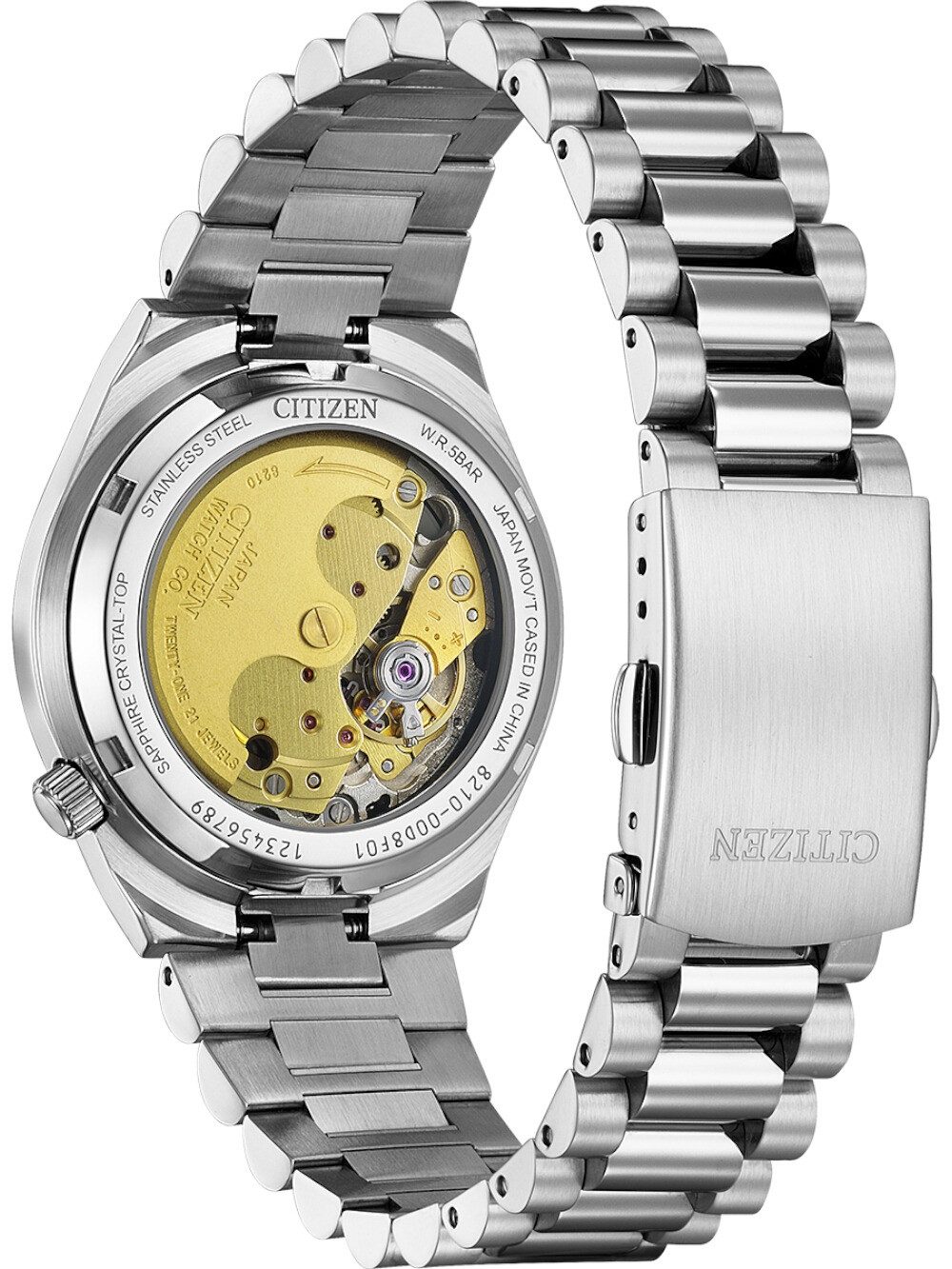 Citizen Unisex Armbanduhr NJ0200-50W Automatik Edelstahl