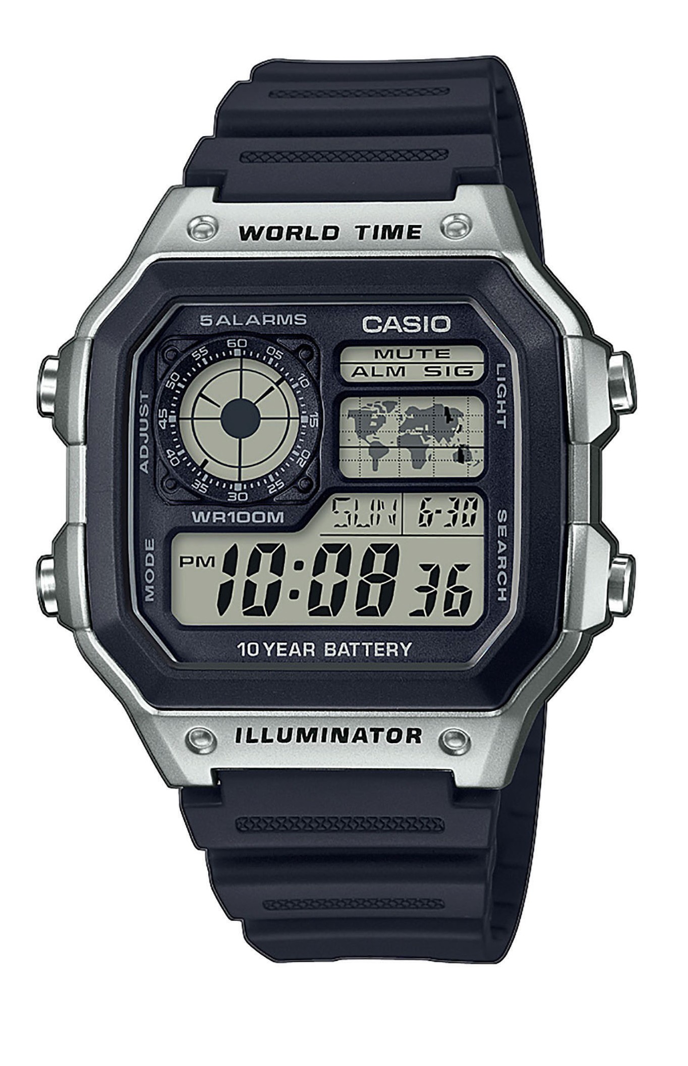 Casio Herren Armbanduhr AE-1200WH-1CVEF digital