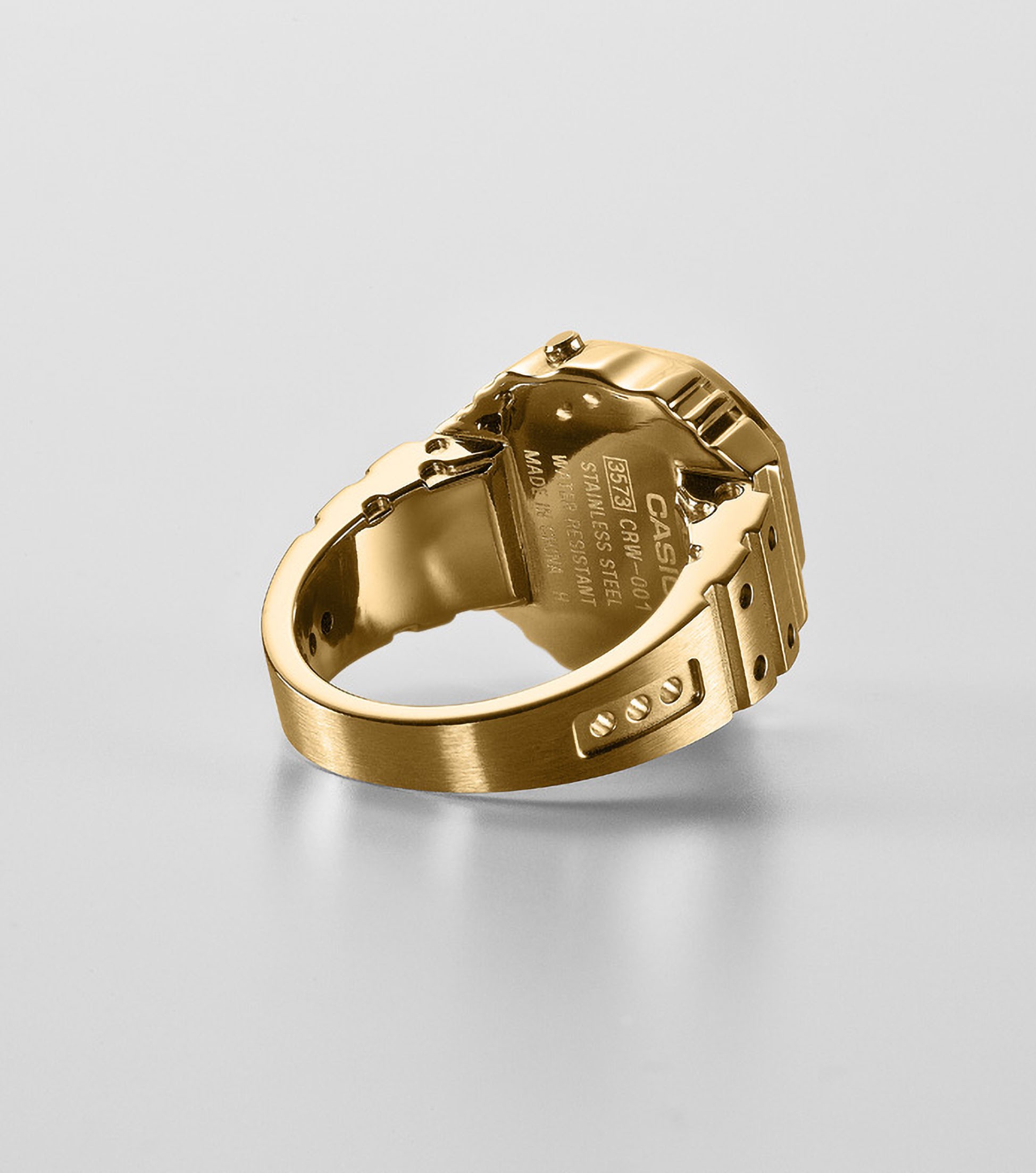 Casio Ring-Uhr CRW-001G-9ER digital goldplattiert