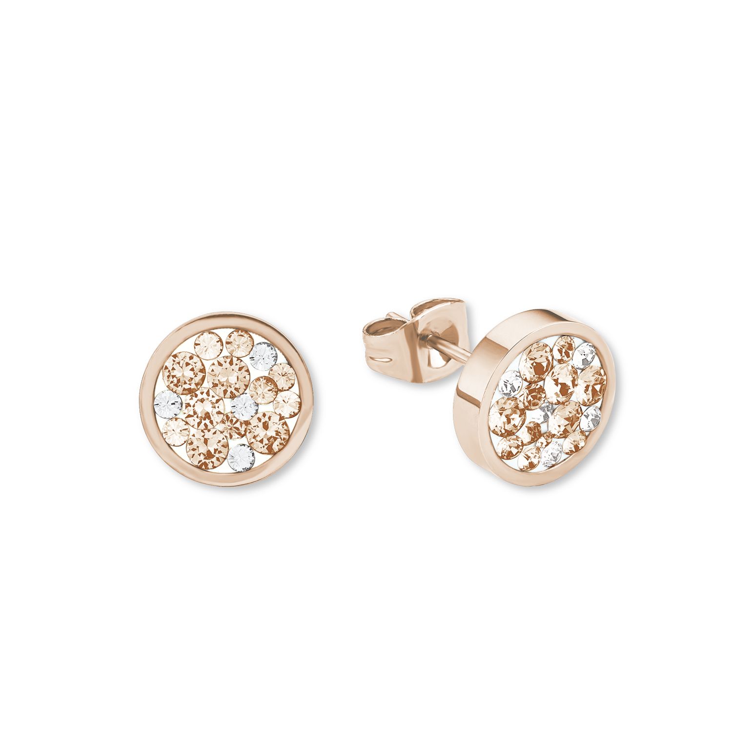 s.Oliver Ohrstecker 2020330 Edelstahl IP Rose Crystal
