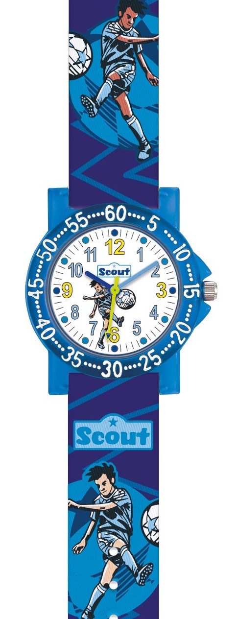 Scout Kinder Armbanduhr 280375030 The IT-Collection Fußball