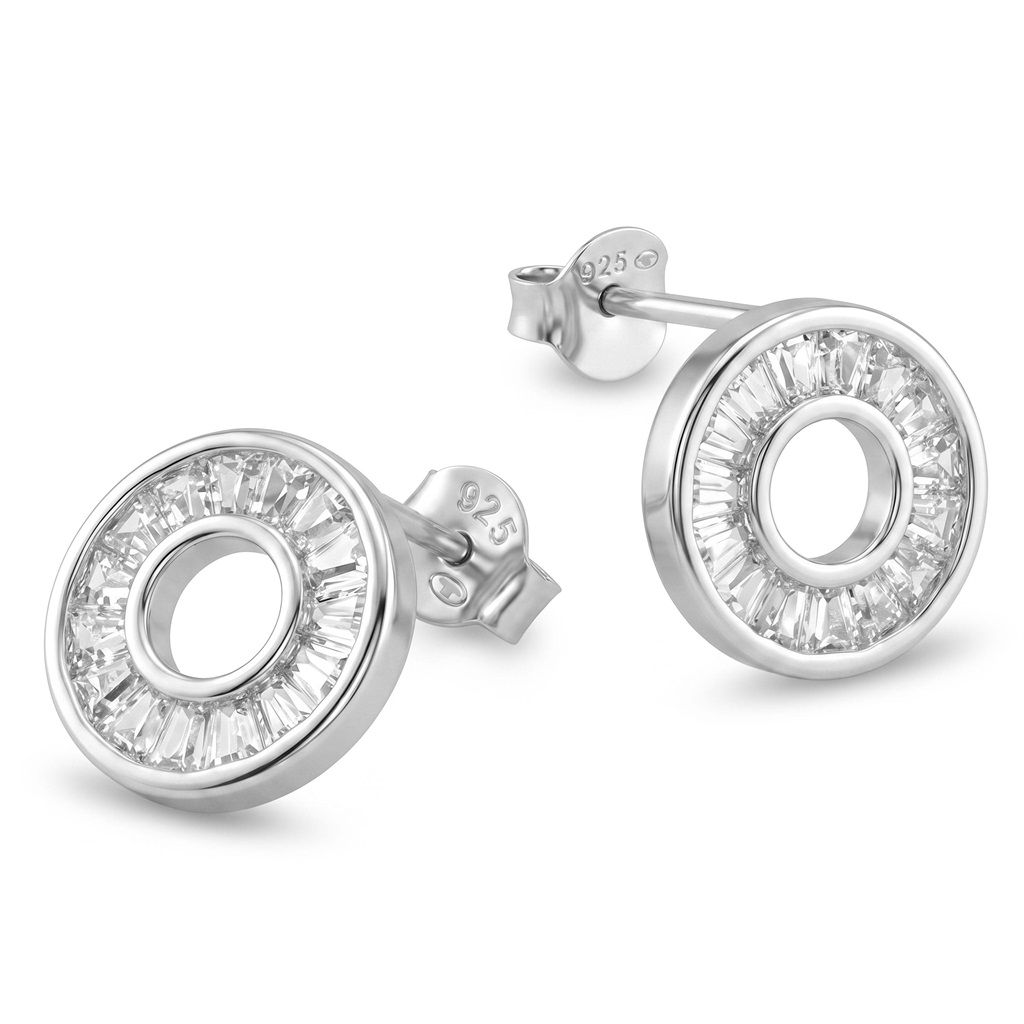 Tom Tailor Damen Ohrstecker 2101808 Silber 925 mit synth. Zirkonia