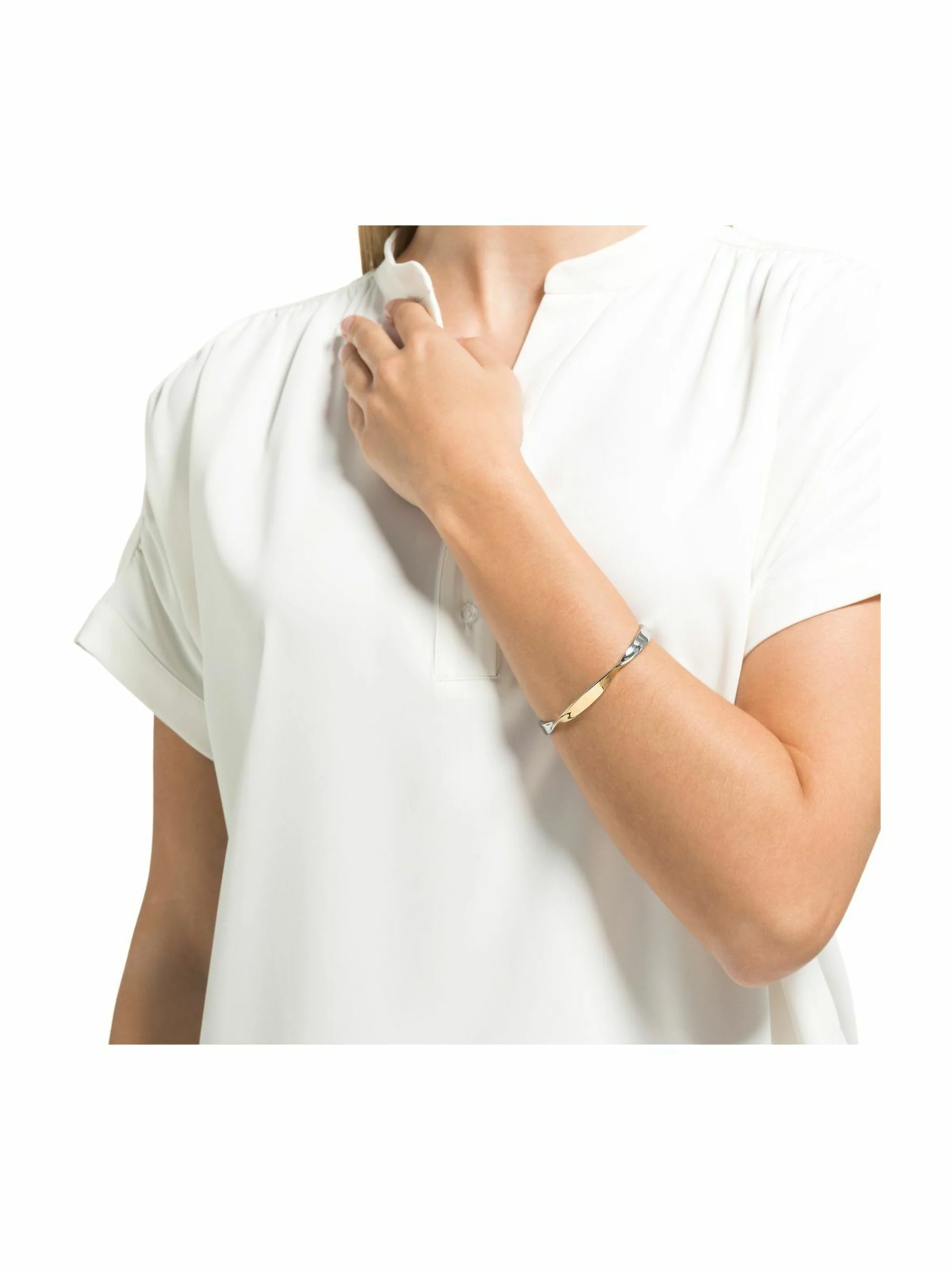 JOOP! Damen Armspange 2033890 Edelstahl bicolor