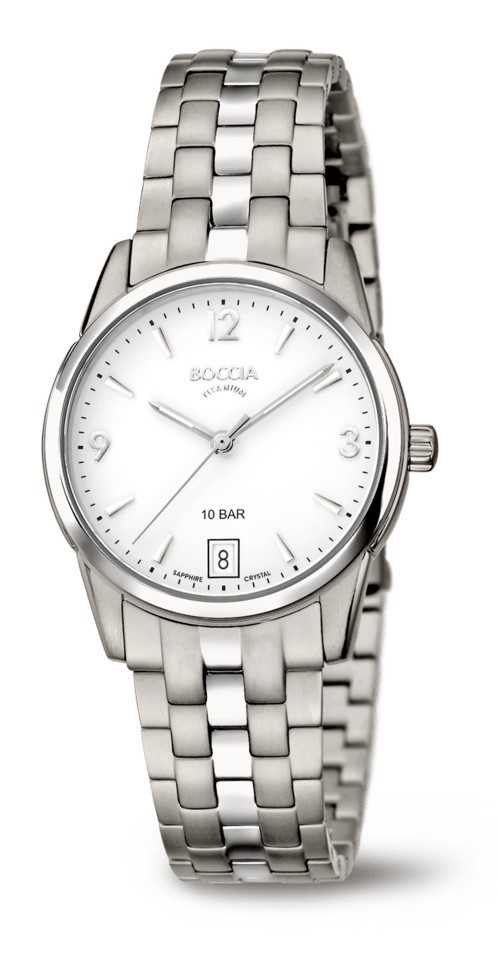 Boccia Damen Armbanduhr 3272-03 Classic Titan