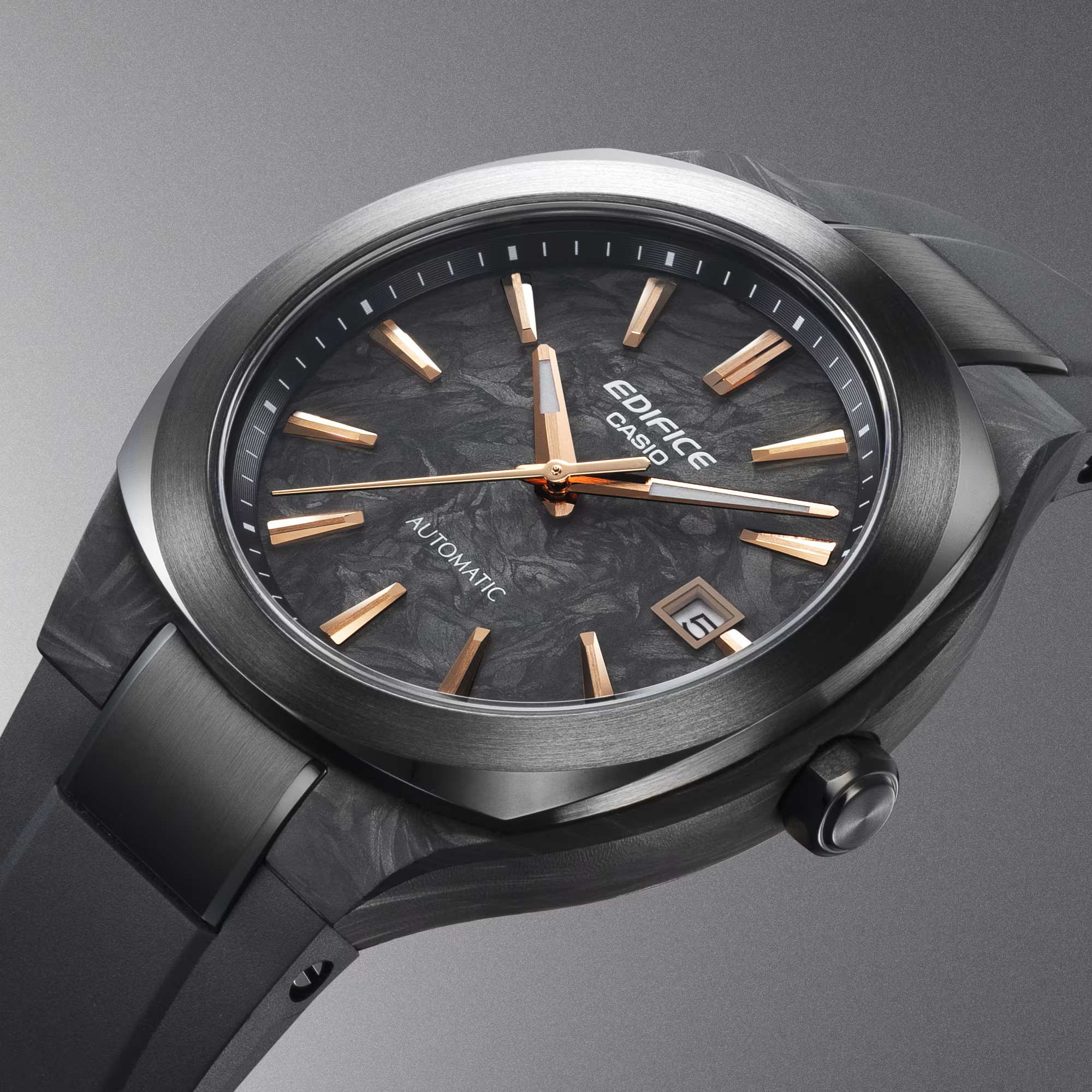 Casio  Herren Armbanduhr Edifice EFK-200XPB-1AER Automatik Carbon