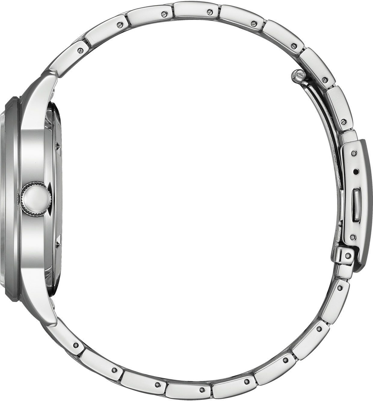 Citizen Herren Armbanduhr NY4058-79L Automatic Edelstahl