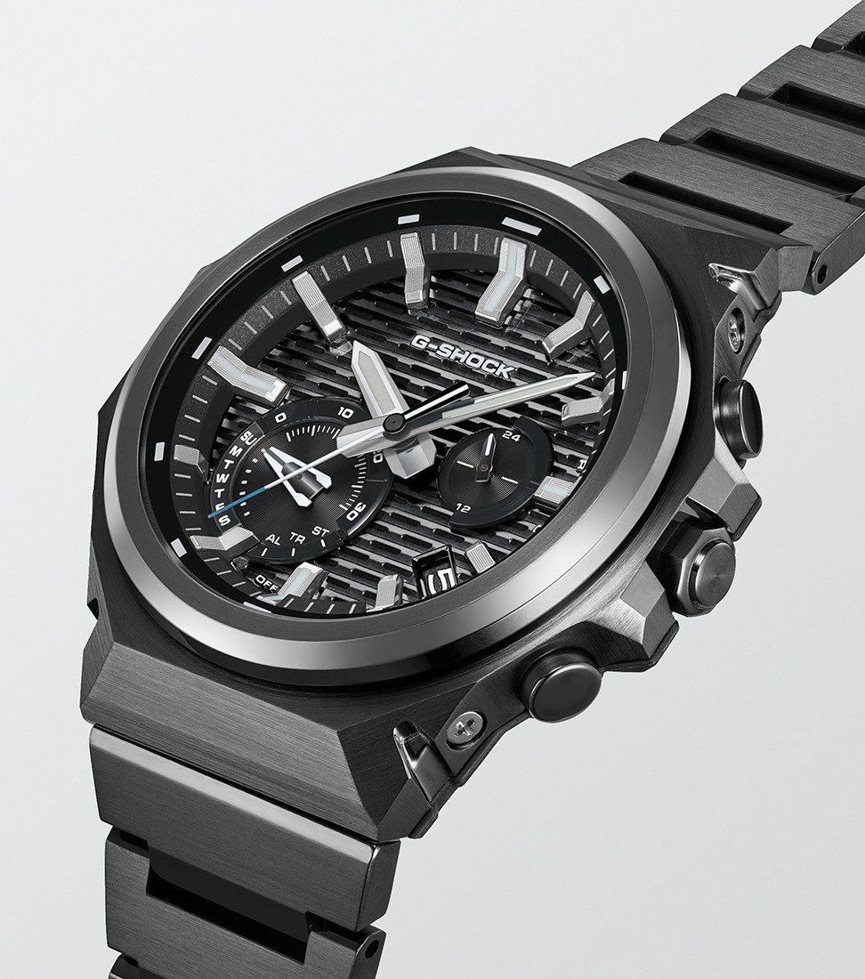 Casio Herren Armbanduhr G-Shock GST-B1000BD-1AER Bluetooth Solar Edelstahl IP Schwarz