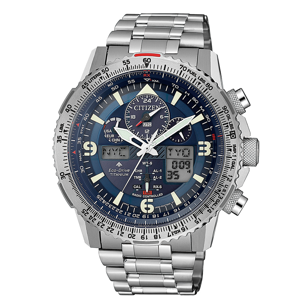 Citizen Herren Armbanduhr Funk Eco-Drive JY8100-80L Promaster Sky