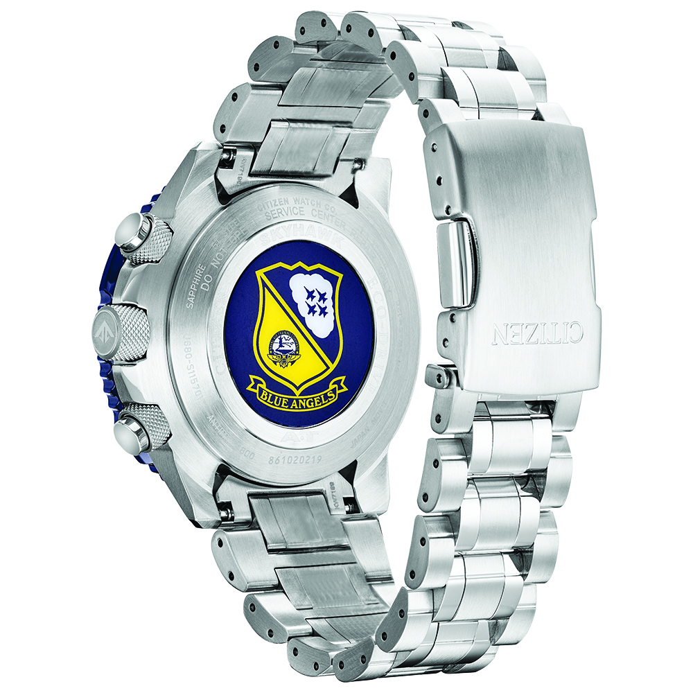 Citizen Herren Armbanduhr Funk Eco-Drive JY8078-52L Promaster Skyhawk Blue Angel