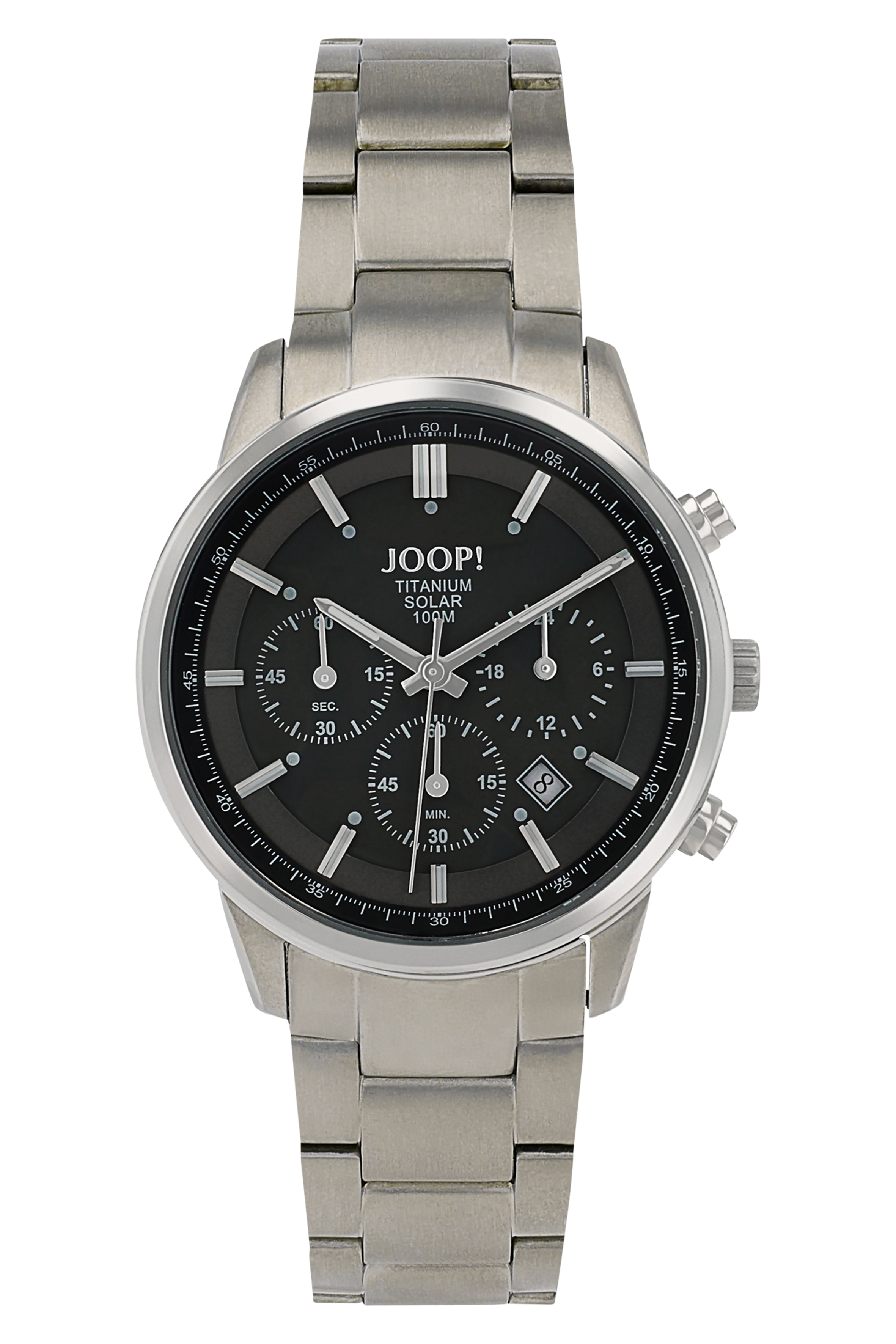 JOOP! Herren Armbanduhr Solar 2039581 Chronograph Titan