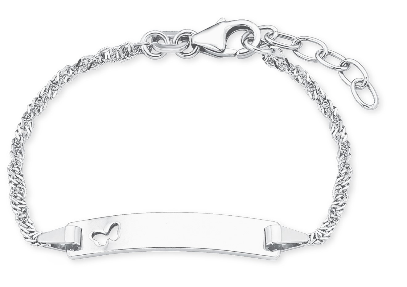 Lillifee Ident Armband 2034220 Schmetterling Silber 925/-