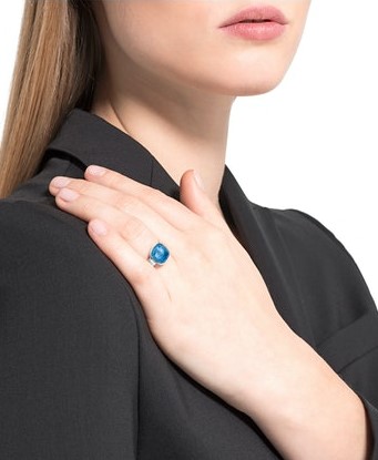 JOOP! Damen Ring 2033991 2033992 2033993 02033994 blauer Stein Silber 925/-
