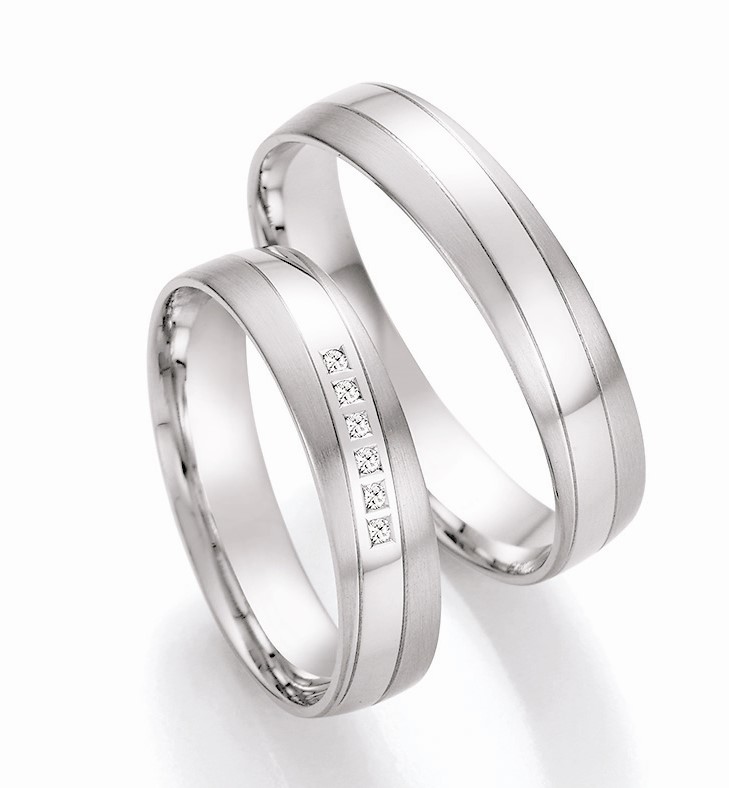 Eheringe Trauringe Ruesch Pure IV 66/41090 66/41100 Weißgold