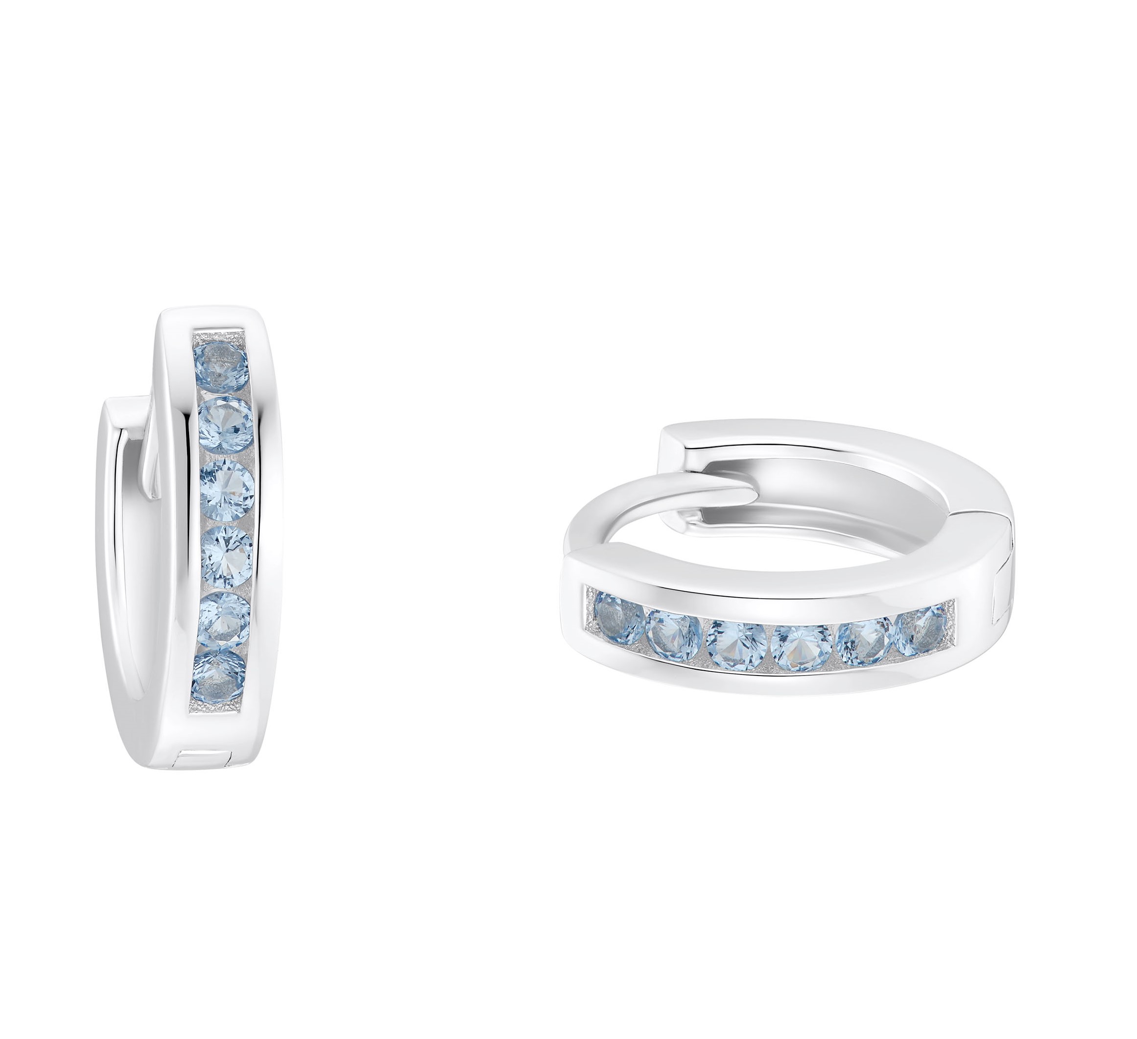 Lillifee Creolen 2036438 Silber 925 Zirkonia hellblau