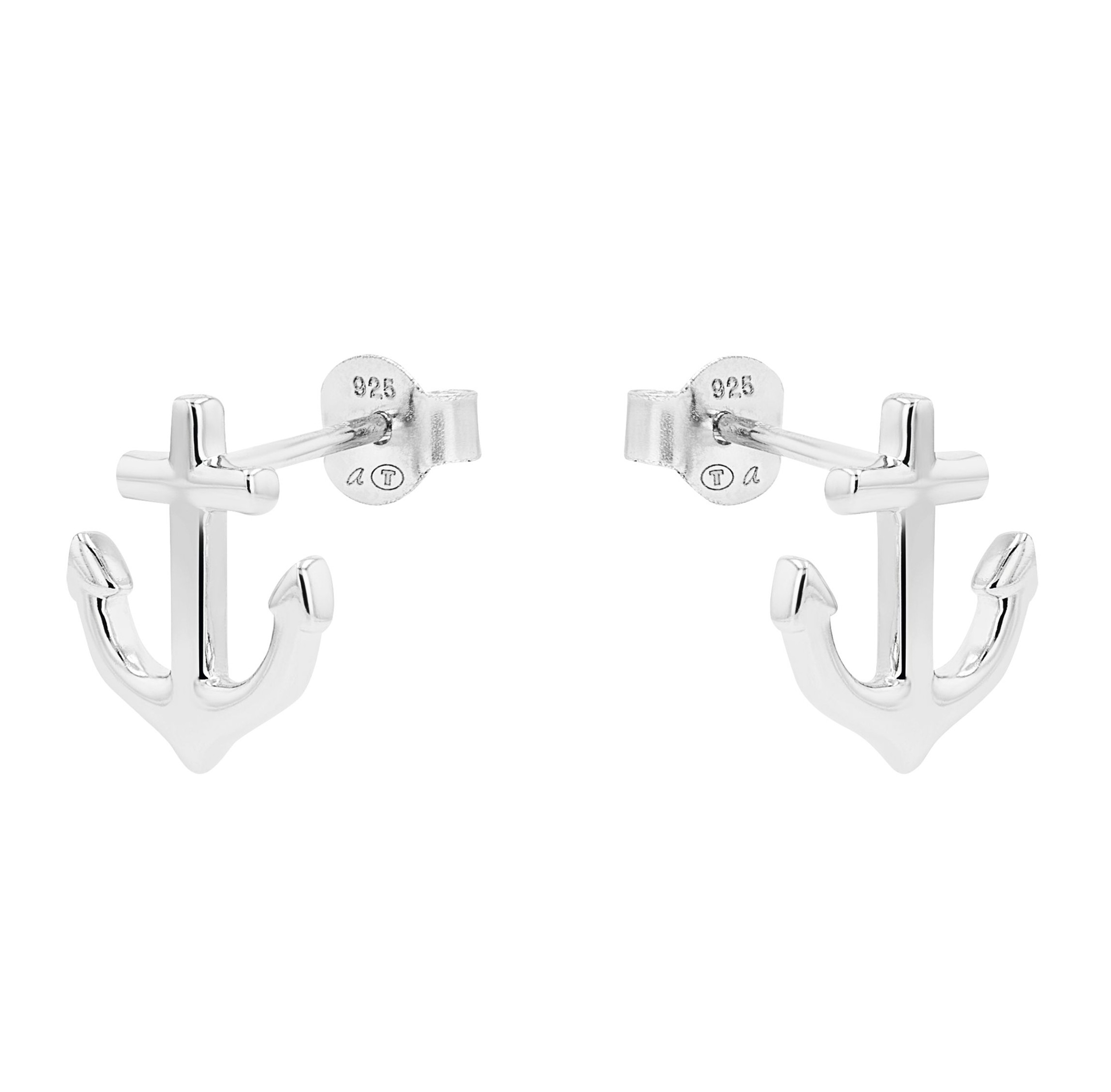 Tom Tailor Damen Ohrstecker 2101248 Silber 925 Anker-Motiv