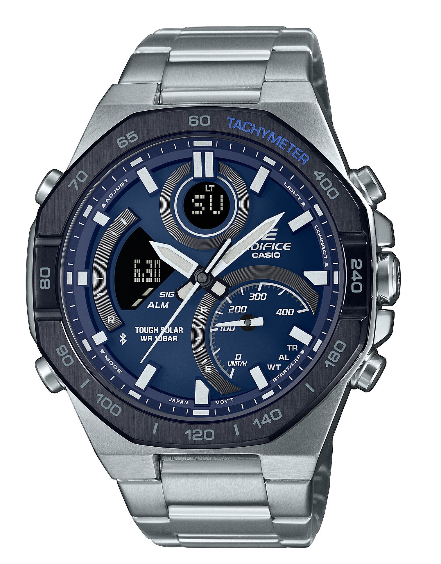 Casio Herren Armbanduhr Edifice ECB-950DB-2AEF Solar Bluetooth Smart Edelstahl