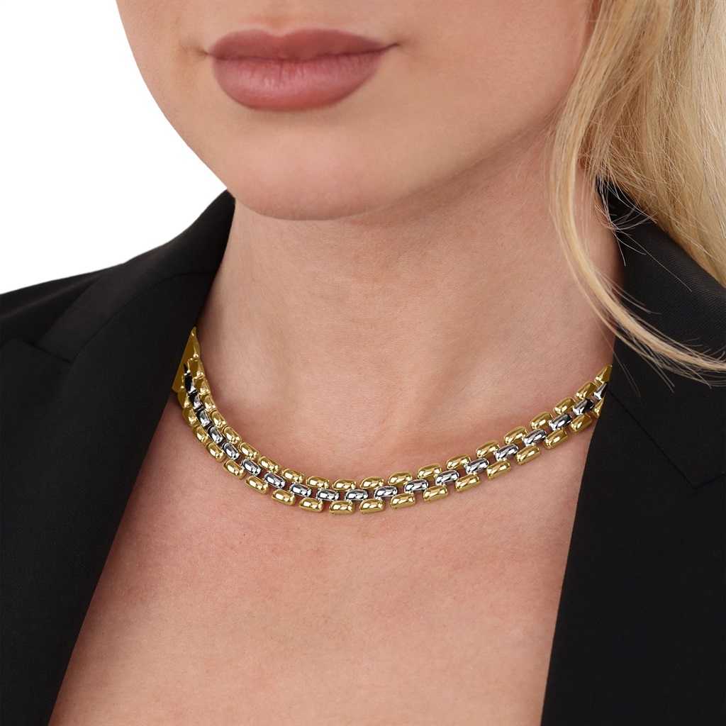 Joop! Damen Halskette 2040579 Edelstahl bicolor