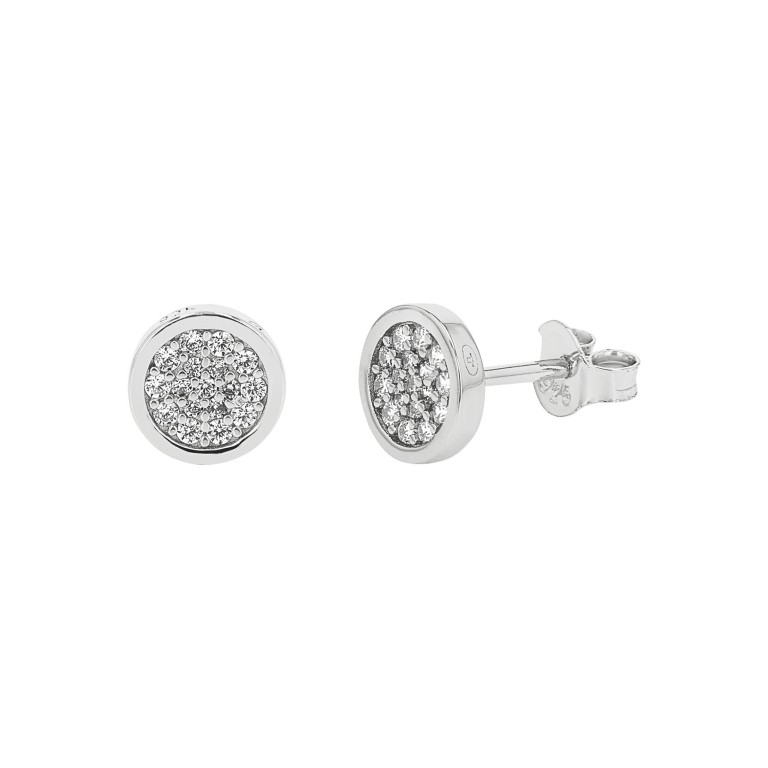 Tom Tailor Damen Ohrstecker 2100572 Silber 925 synth. Zirkonia