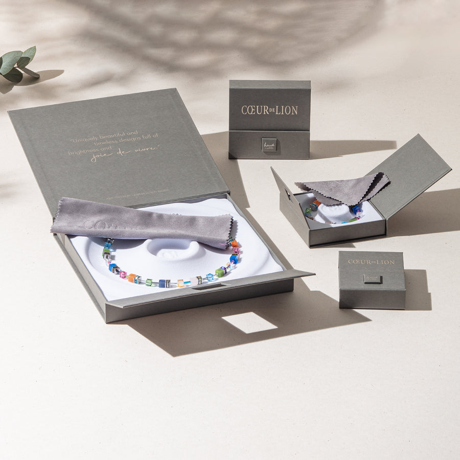 Coeur De Lion Damen Armband 1102/30-1416 Asymmetrie Süßwasserperlen und Edelstahl weiß-gold