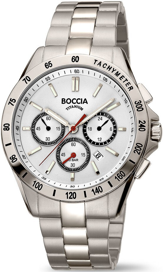 Boccia Herren Armbanduhr Sport 3733-01 Chronograph Titan 