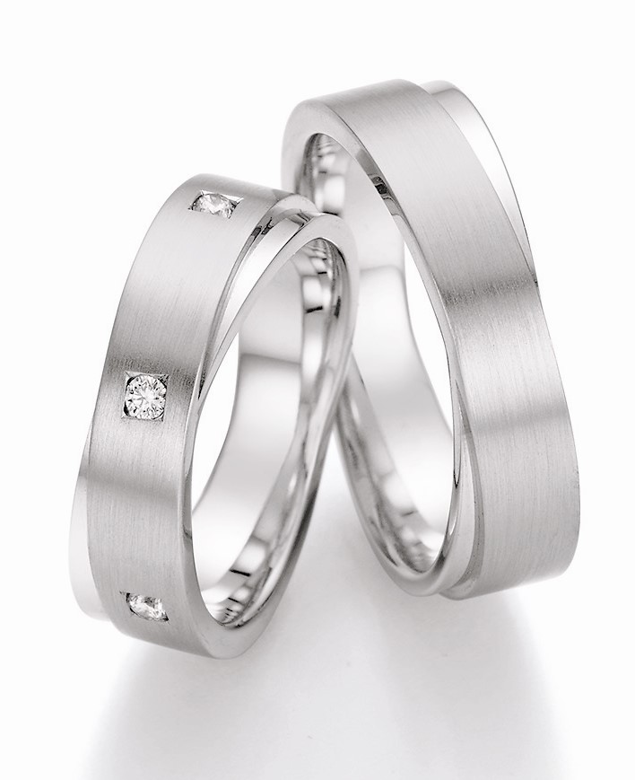 Eheringe Trauringe Honeymoon SOLID IV 66/42010 66/42020 Weißgold