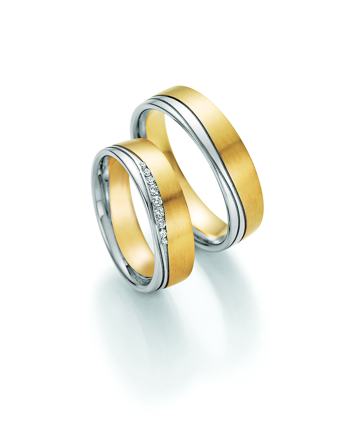 Eheringe Trauringe Honeymoon Solid V 66-45090 / 66-45100