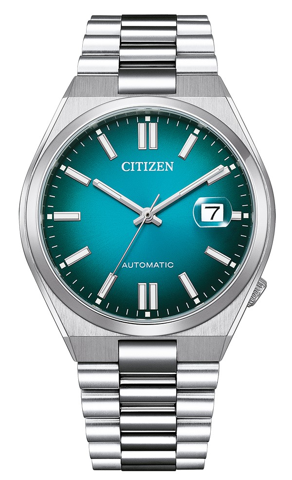 Citizen Herren Armbanduhr NJ0151-88X TSUYOSA Automatik Edelstahl türkis