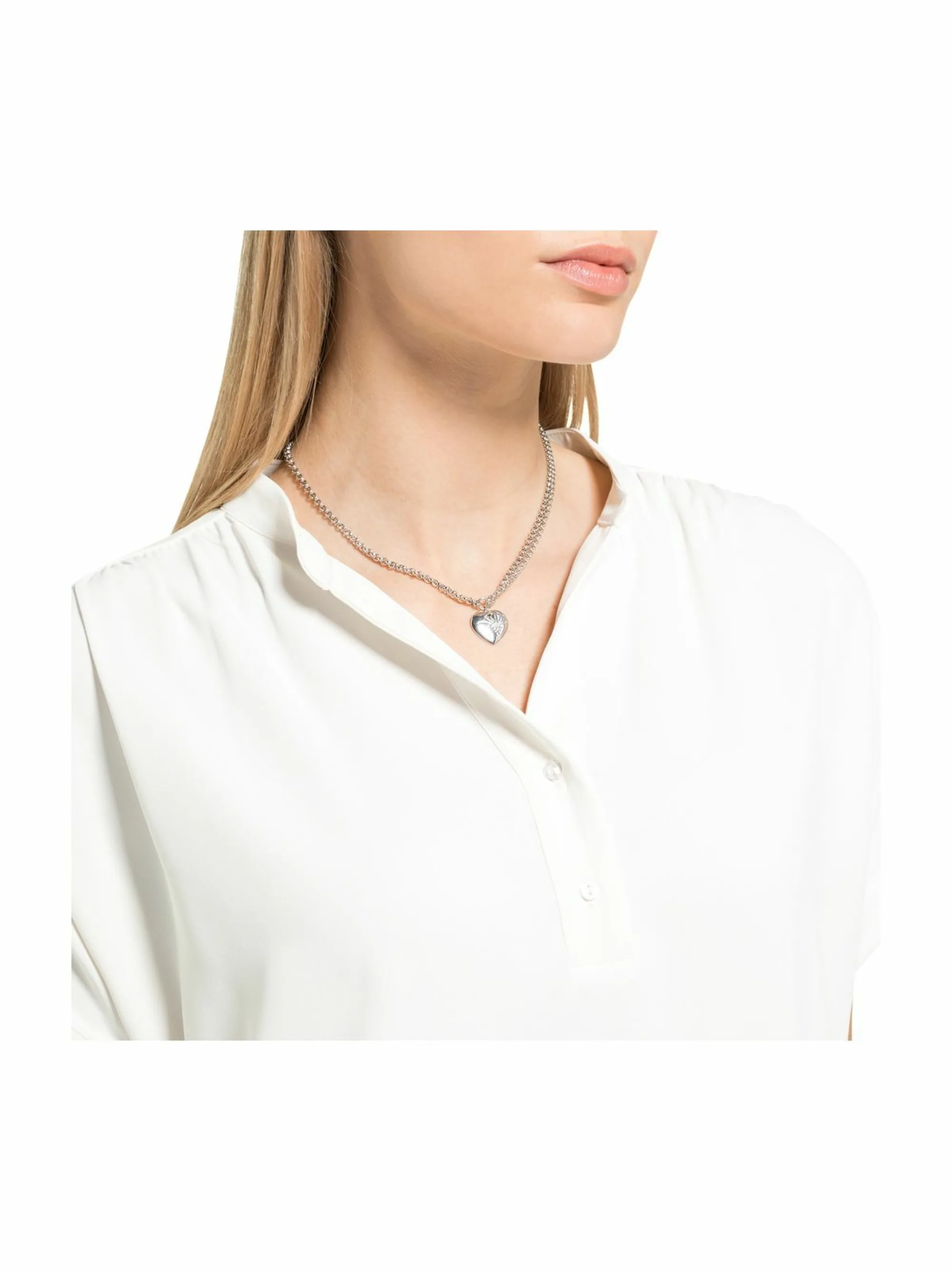JOOP! Damen Halskette 2033891 Anhänger Herz Silber 925