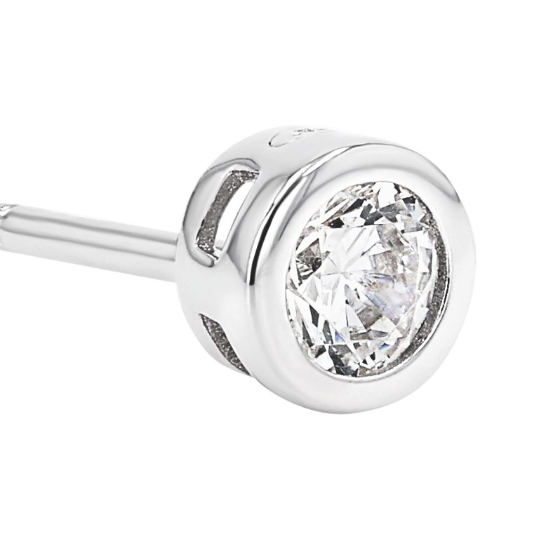 Tom Tailor Damen Ohrstecker 2100571 Silber 925 synth. Zirkonia