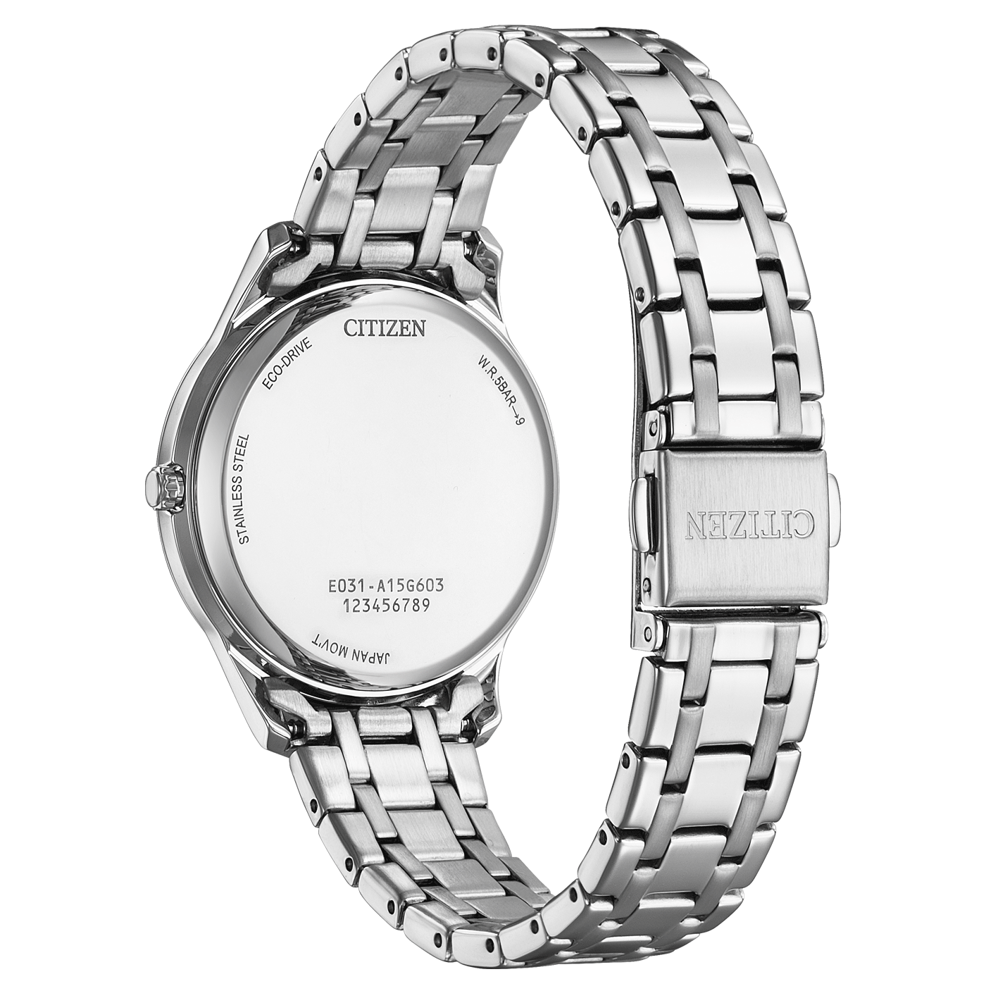 Citizen Damen Armbanduhr EM0411-71X Elegance Eco Drive Solar