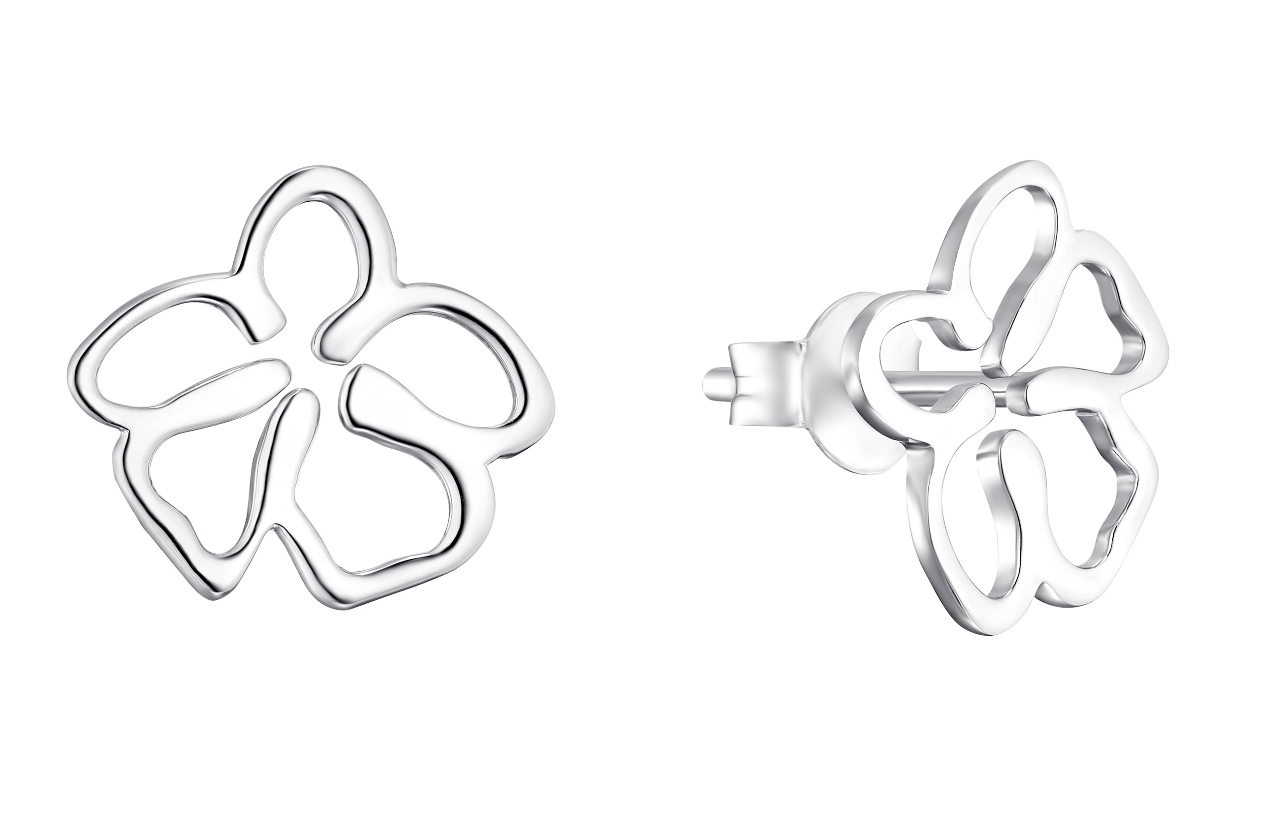s.Oliver Damen Ohrstecker 2033876 Blume Silber 925/-