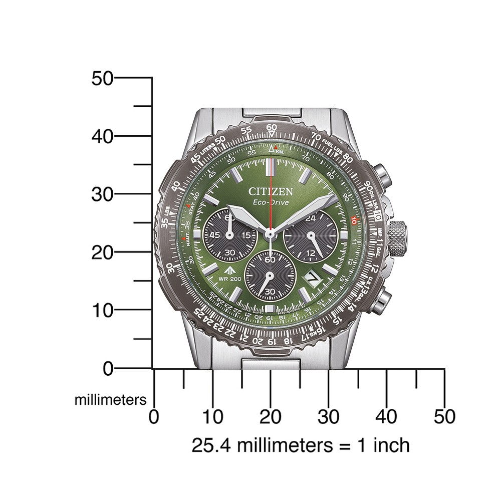 Citizen Herren Armbanduhr Promaster Sky CA4664-60W Solar Eco Drive Chronograph