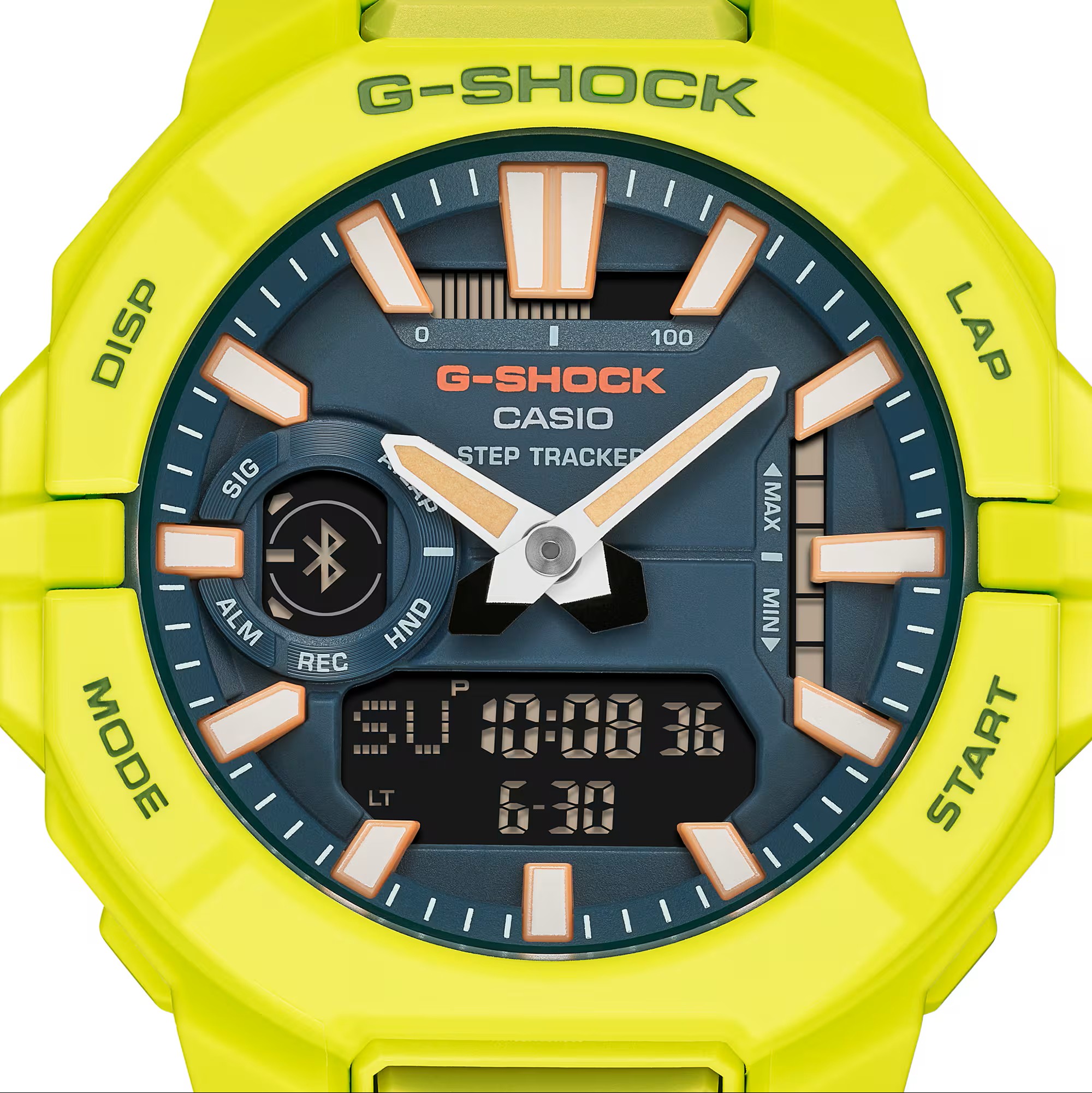 Casio G-Shock GBA-950-9A3ER G-SQUAD Bluetooth analog-digital neongelb