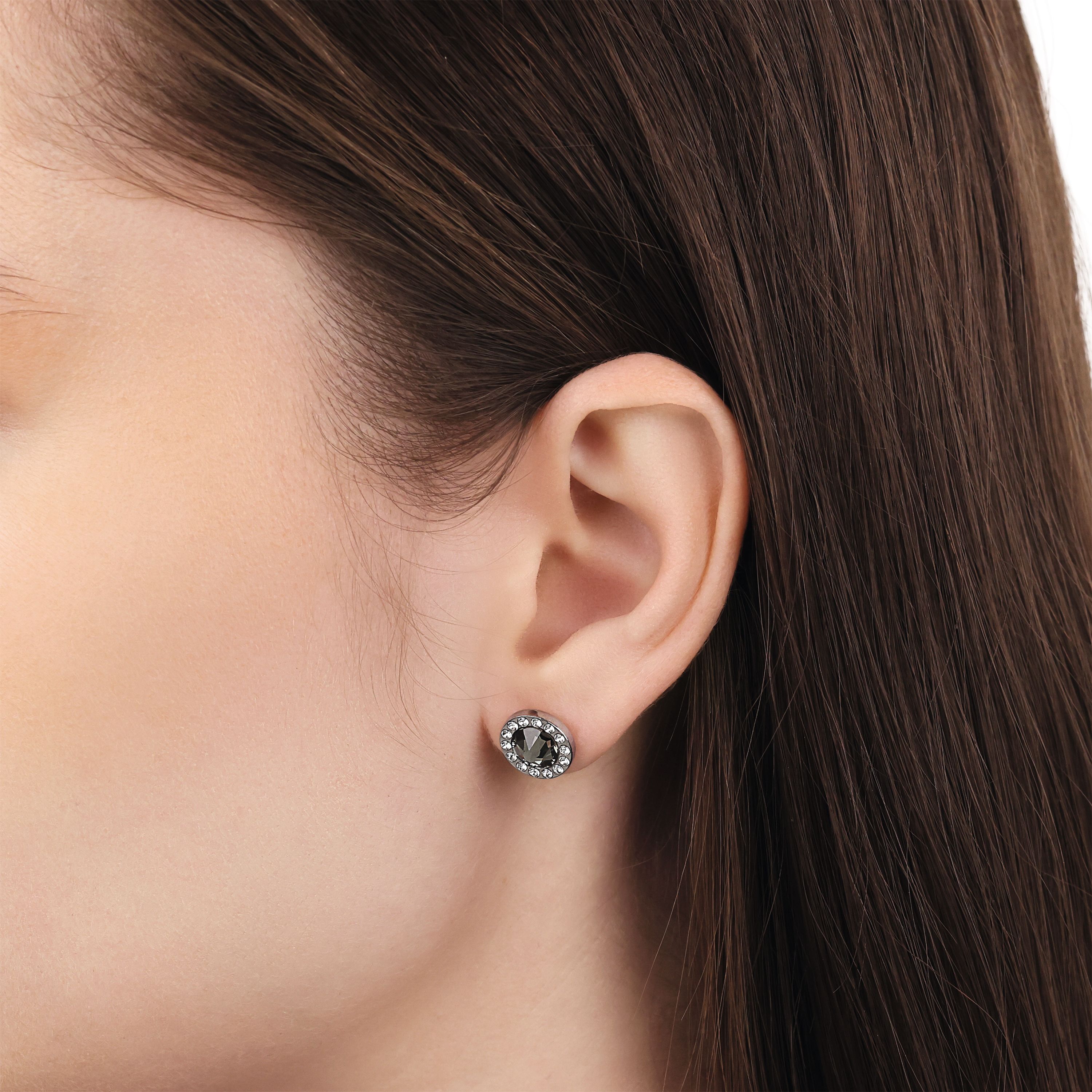 Tom Tailor Damen Ohrstecker 2101389 Edelstahl mit Kristallglas-Steinen