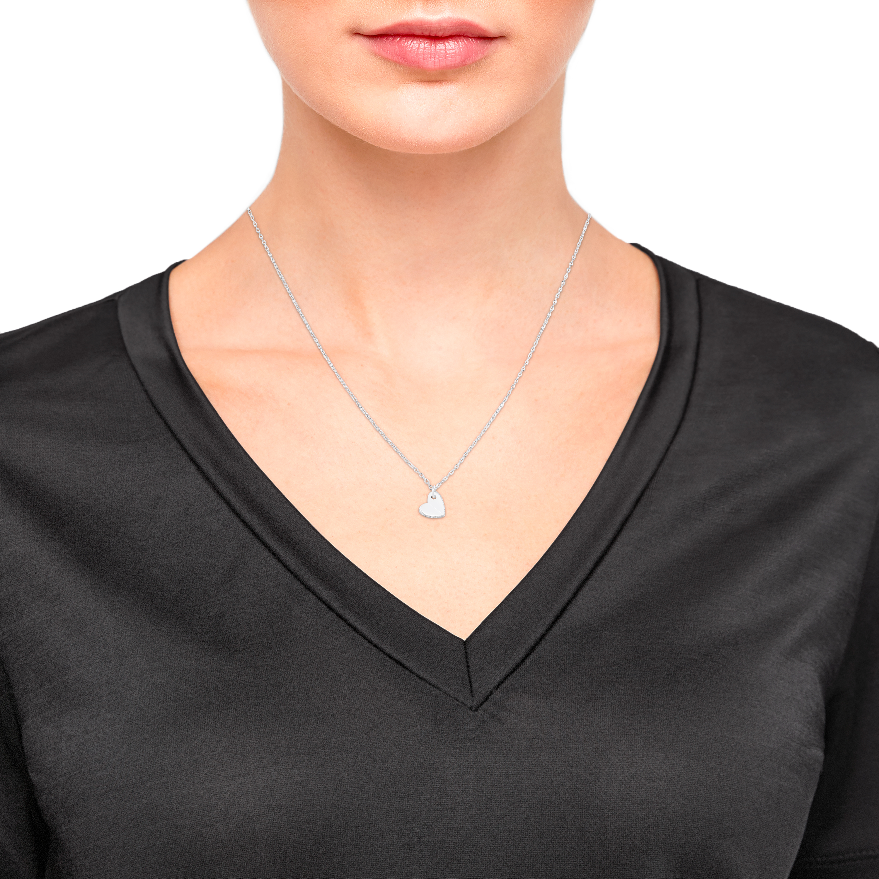 s.Oliver Damen Halskette 2035756 Herz Silber Zirkonia