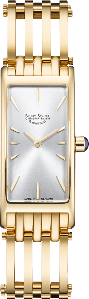 Bruno Söhnle Damen Armbanduhr NUVOLA III 17-33088-244 Edelstahl gold IP