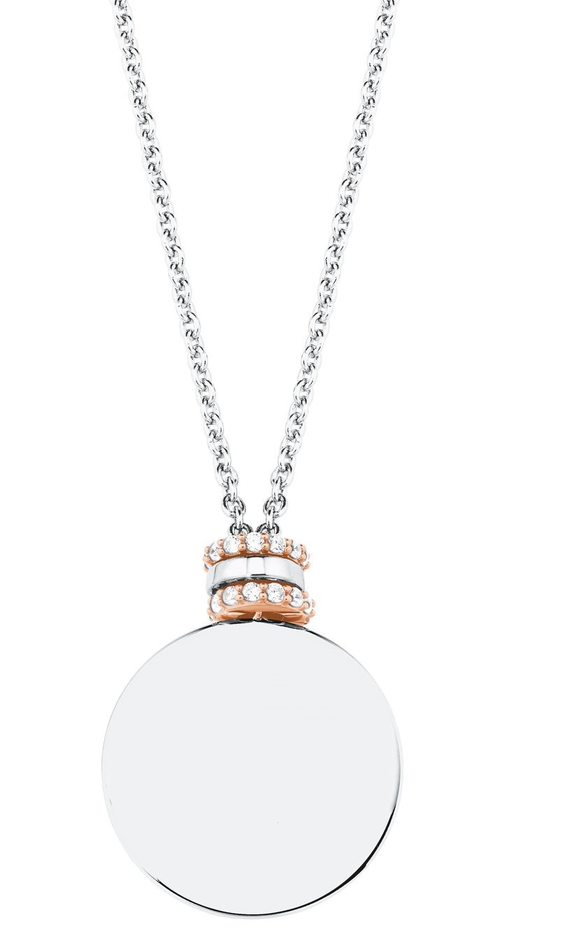 s.Oliver Damen Halskette 2027611 Silber Zirkonia