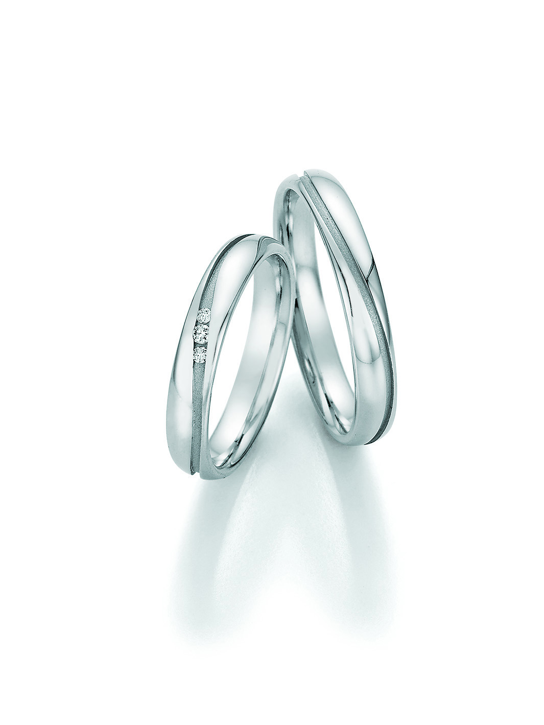 Eheringe Trauringe White Style Steel Basics 88-22050 / 88-22060