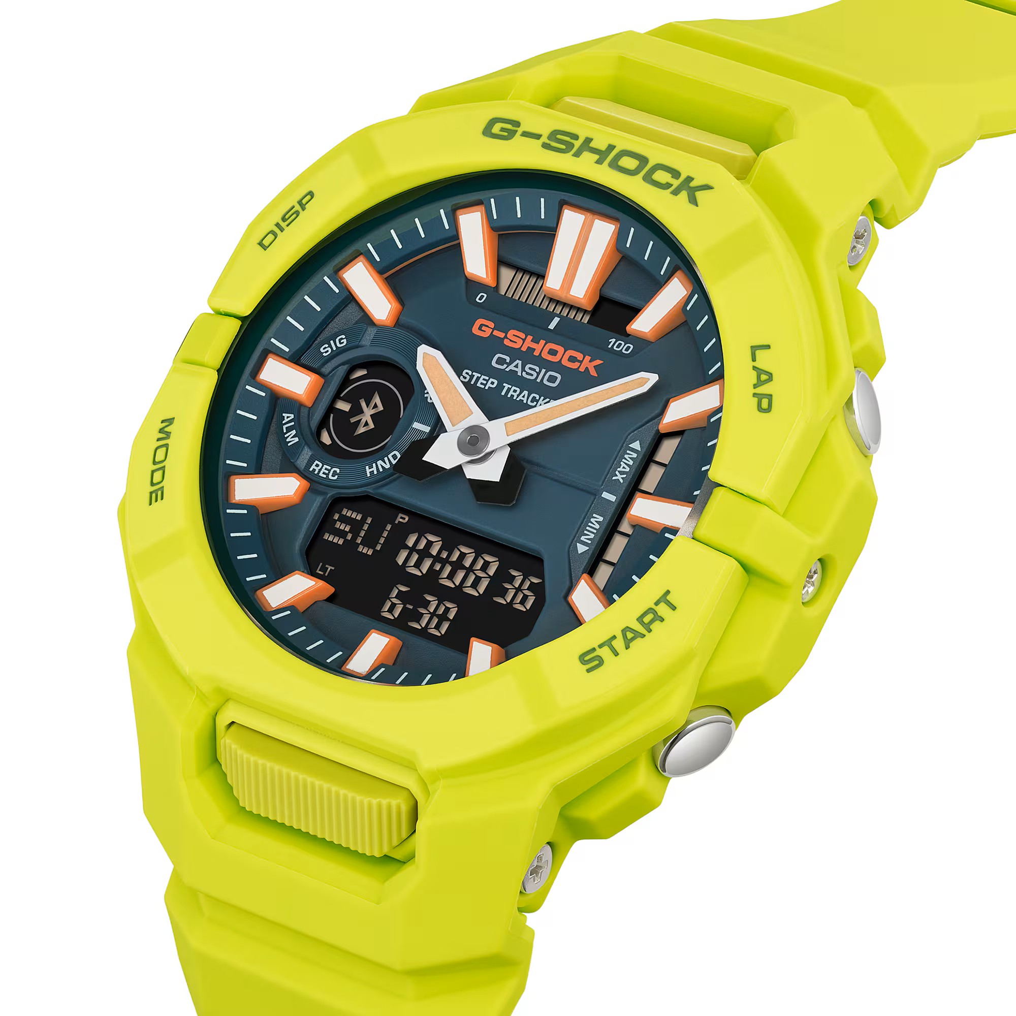 Casio G-Shock GBA-950-9A3ER G-SQUAD Bluetooth analog-digital neongelb