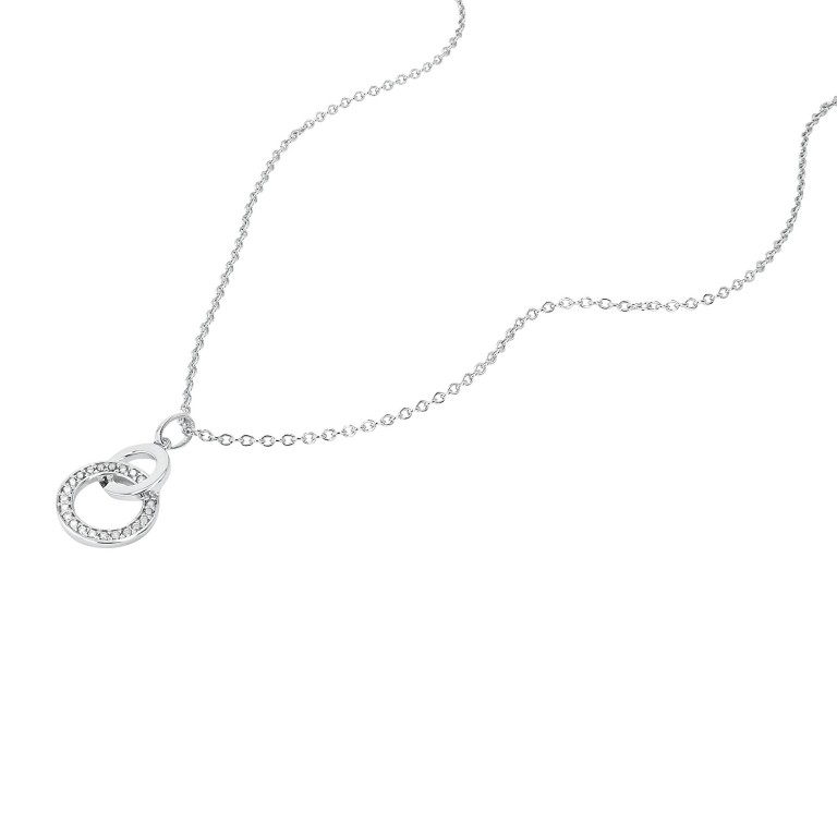 Tom Tailor Damen Halskette 2100575 mit Anhänger Silber 925 synth. Zirkonia